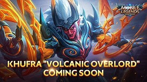 1.9M views · 26K reactions | Ang ""Volcanic Overlord"" ni Khufra ay paparating na! Nakalaya mula sa kadena ng purgatoryo, ang malupit niyang apoy ang susunog sa buong lupain. Makakamit kaya niya ang kanyang nais? #MobileLegendsBangBang #MLBBNewSkin | Mobile Legends: Bang Bang | Facebook