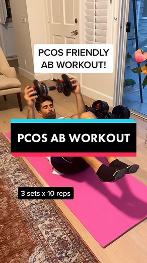 Follow us on IG for more daily #pcos workouts! #pcosworkout #pcosweightloss #pcosfitness