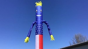Watch Mkevi 20ft American Flag Sky Air Puppet Dancer on Amazon Live