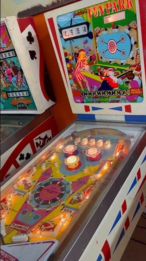 Vintage Gottlieb's Fun Park Pinball Machine
