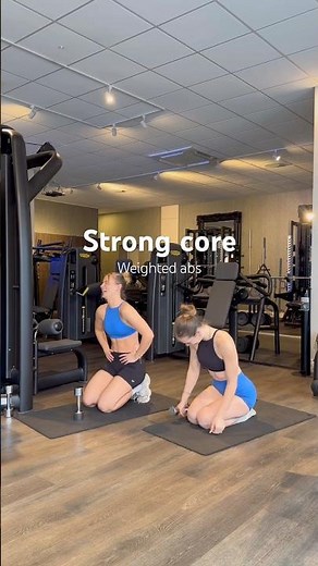 STONG CORE | weight abs workout 🔥