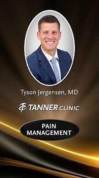 Pain Management, Tyson Jergensen, MD, Tanner Clinic #shorts