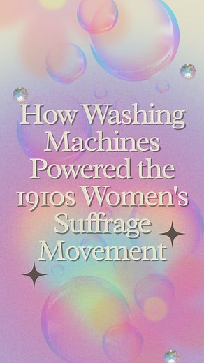 Did you know washing machines helped power the women’s suffrage movement? By easing the domestic load, they gave women more time to organize and lead. The first electric machine hit in 1908, and by 1920, women won the right to vote. But in many parts of the world, laundry still takes up to 20 hours a week. That’s where The Washing Machine Project comes in—cutting laundry time by 75% and saving water too. More time for education, joy, and freedom, you know, living life! #history #womenshistory #w