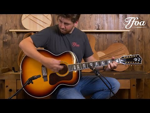 Guild F512 12 String Sunburst played by Rowdy Prins | Demo @ The Fellowship of Acoustics
