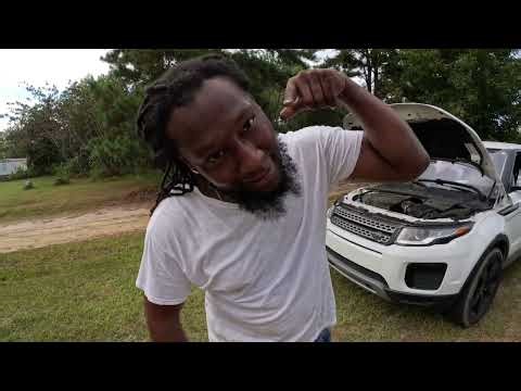 How to change the drive belt on a 2018 Range Rover Evoque