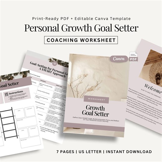 SMART Goal Setting Worksheet SMART Goal Planner Coaching Template Personal Growth Coaching Worksheet SMART Goals Sheet Coaching Resource - Etsy UK