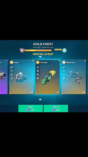 GOLD CHEST 🧰 SPECIAL EVENT Karura Lance Chongue #warrobots #WRWinDeshret