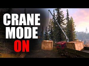 Crane mode tutorial snowrunner / How to control the crane in snowrunner