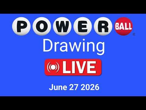 Powerball drawing live Results 27 June 2026 | powerball drawing live today