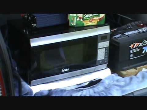 Operate a Microwave Oven with 12 volts