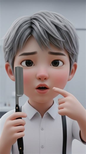 Divya💜 on Instagram: "In this chaotic BTS barber shop skit, RM accidentally shaves off a customer's mustache, sending the group into a panicked state as they run to hide right outside the shop windows....😂 While, Yoongi walks in completely unbothered, only to find himself trapped face to face with the angry customer while holding the razor... Caught in the act, he offers an extremely cute and innocent smile to break the ice, turning a stressful blunder into a moment of pure charm...😀💜 Forgiv