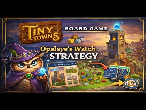 Tiny Towns Board Game | Opaleye's Watch Strategy