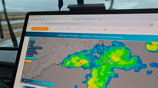 Current position close to Cartagena | Spainweather