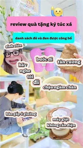 Công bố những món đồ dùng kí túc xá #review