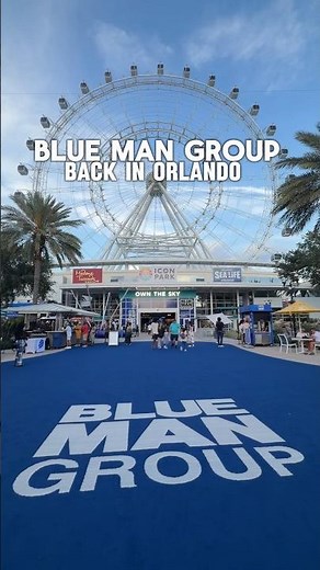 BLUE MAN GROUP 💙 BACK IN ORLANDO 🎨