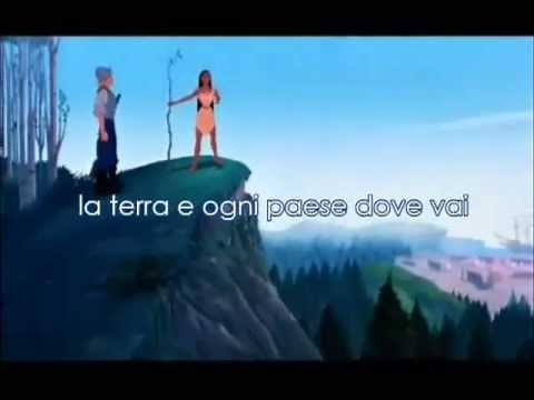 Pocahontas testo i colori del vento