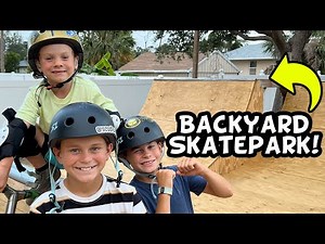 EPIC Backyard Skatepark!