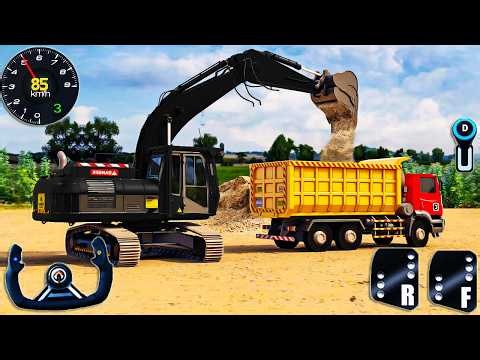 Real Construction Simulator - Excavator & Cement Mixer Road Construction (Android GamePlay) #5
