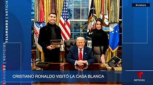 433K views · 13K reactions |  Cristiano Ronaldo y Georgina Rodríguez visitan la Casa Blanca con Trump. | Noticias Telemundo | Facebook