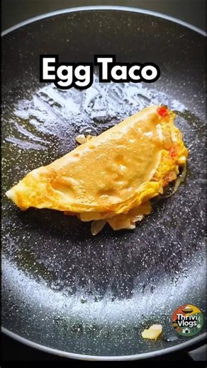 🌮Easy Papad Egg Taco🌮| Quick 10 Min Snack Recipe #breakfast #shorts