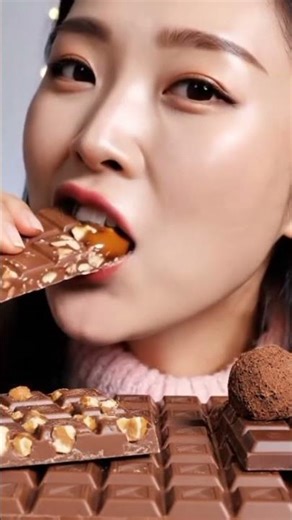 ASMR chocolate eating 😁😁