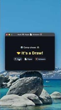 Rock Paper Scissors with Flet GUI in Python