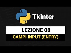 Inserting Input Fields (Entry Widgets) - Tkinter Python Tutorial 08