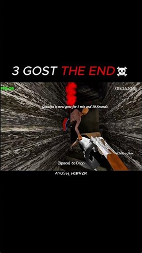 3 GHOST THE END ☠️ | Scary Horror Ending 😱 #shorts