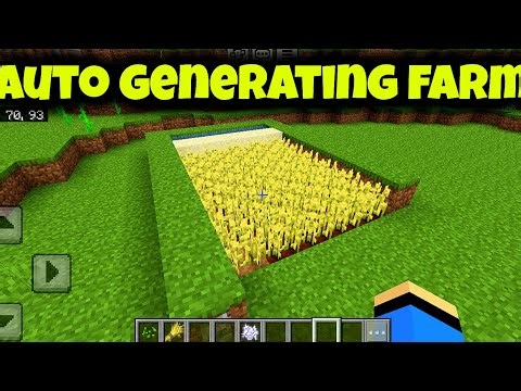 Auto generating farm | Deathaxegaming | how to make auto generating farm #minecraft #viral #gaming