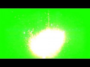 Fireball on Green Screen 1 - free use