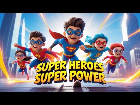 Super Heroes Super Power 💥 | Fun Action Cartoon for Kids #dwijocartoon #superherostory #kidscartoon