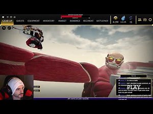 ATTACK ON TITAN REVOLUTION #AOTR FARMING AND UPDATE PREP #anime #Roblox