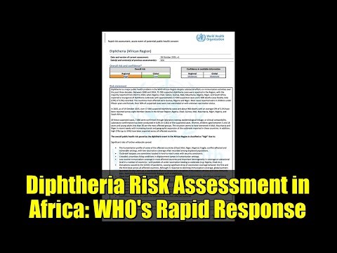 Diphtheria Risk Assessment in Africa: WHO's Rapid Response
