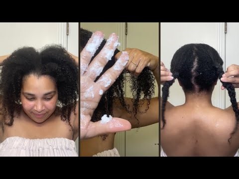 (ASMR) Styling my FRESHLY washed NATURAL 4a hair!!!