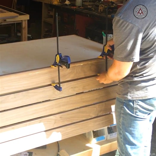 19K views · 158 reactions | Custom Walnut Headboard Build | Alm Fab | Facebook
