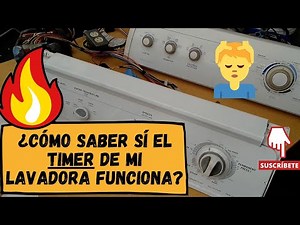 ¿Cómo saber sí el timer (temporizador) de mi lavadora Kenmore funciona?