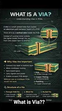 what is via ?? #smartphone #altiumdesigner #smpsdesign