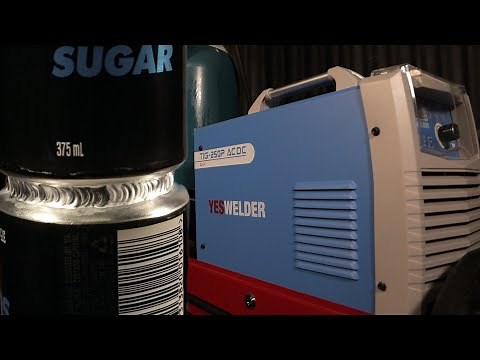 How To TIG Weld Thin Aluminum, Using The YesWelder 250p AC/DC