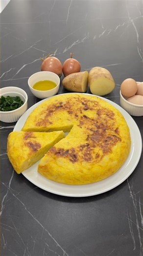 Tortilla spaniolă delicioasă!🍳🥔🧅