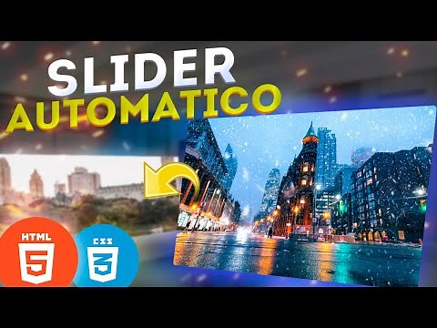 COMO HACER un SLIDER AUTÓMATICO con HTML & CSS en SOLO 4 MINUTOS | De 0 al 100% | NIVEL SUPER EASY!