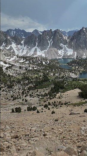 Arriving to Kearsarge pass at Sierra Mountains. #kearsargepass #sierra #mountains #pass #hiking #