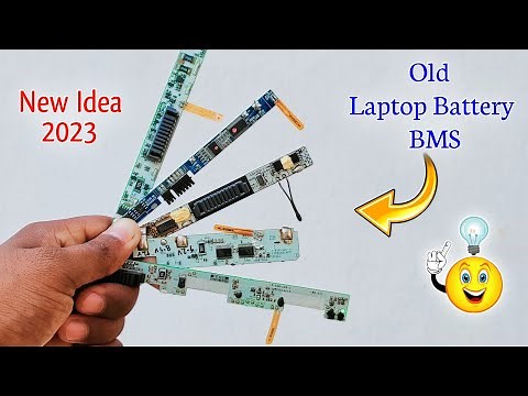 How To Use Old Laptop Battery BMS // Amazing Idea Old Laptop Battery BMS