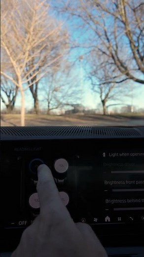 BMW Quick Access to Ambient & Reading Lights