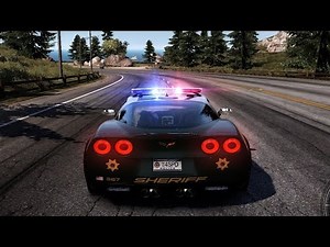Need For Speed: Hot Pursuit - Chevrolet Corvette Z06 (Police) - Test Drive Gameplay (HD) [1080p]