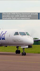 A standout feature of our aerospace and aviation courses is the incredible opportunity for students to experience a flight in the Saab340B Flying Classroom and Laboratory. Every year, we also have the privilege of flying over 2,000 aeronautical students from more than 20 universities. This fully equipped aircraft provides real-time data on various performance metrics, allowing students to step into the role of flight test engineers during their flight. It’s a unique experience that offers studen