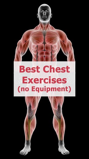 Best chest exercises no equipment #massivechestworkout #chestexercises #chestday #chestathome