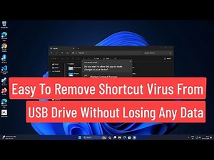 Easy To Remove Shortcut Virus From USB Drive Without Losing Any Data