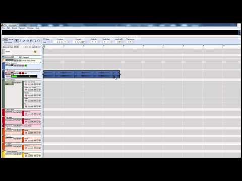 How to timestretch audio - Reason Tutorial