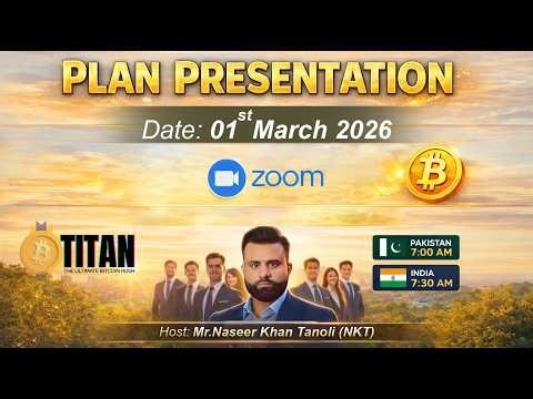 B-Titan Morning Zoom Meeting 1st-March-2026 | B Titan Plan Presentation #btitan