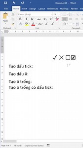9.4K views · 42 reactions | tạo ô checkbox word #phimtatword #sachword | Tin học độc lạ | Facebook